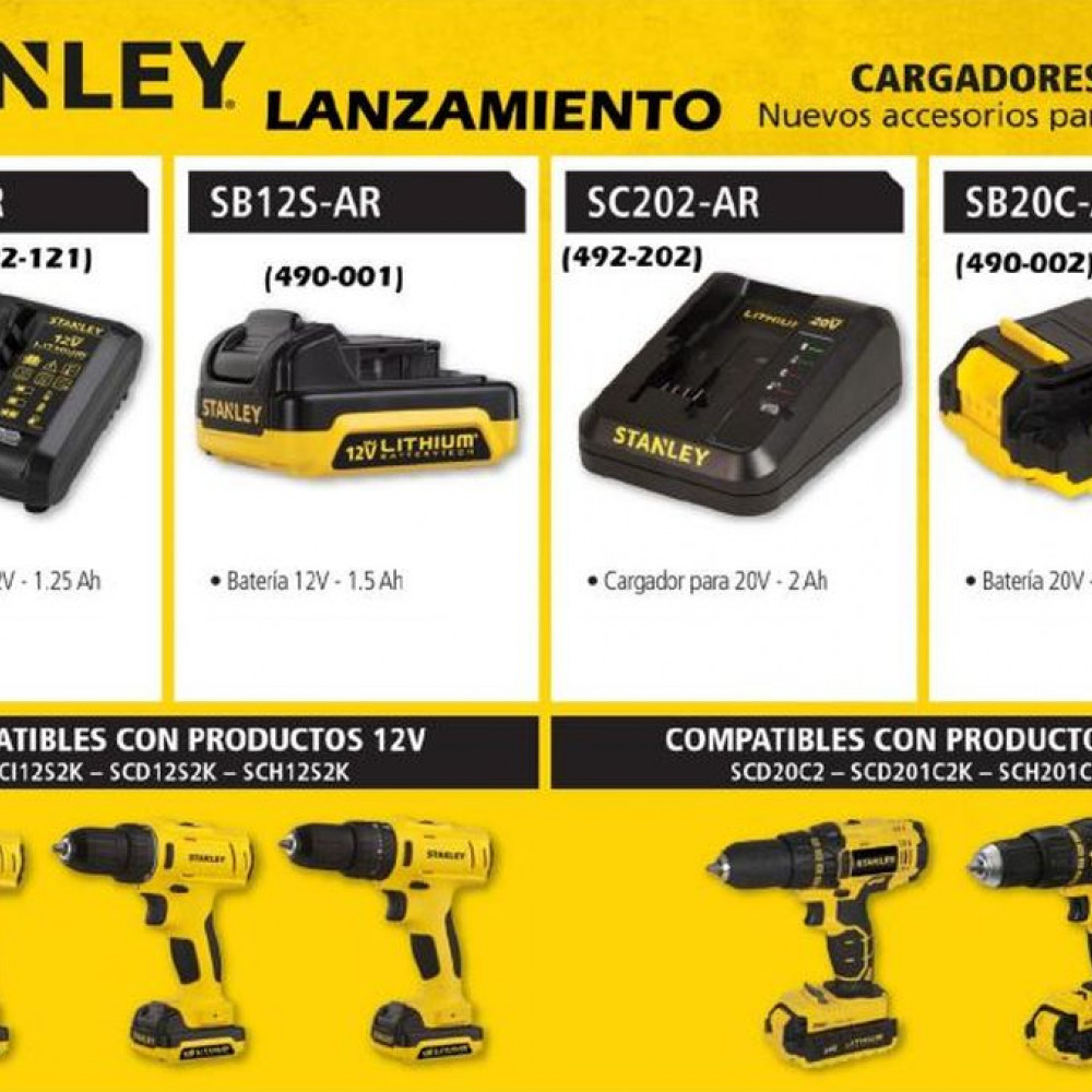 baterias-y-cargadores-litium-para-toda-la-linea-stanley-inalambricos-en-12v-y-20v-sci-scd-sch