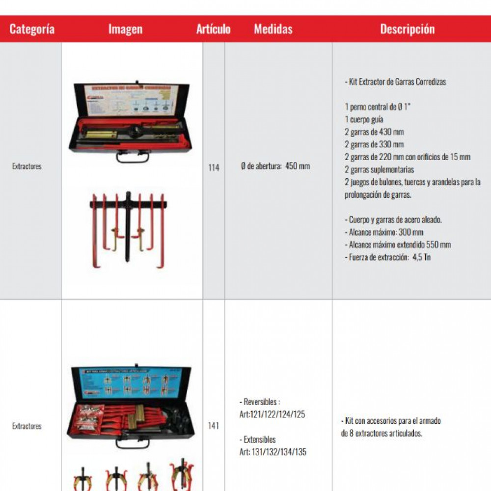 extractores-de-poleas-universal-con-garras-deslizantes-corredizas-en-juegos-marca-extrapol-modelos-114-141